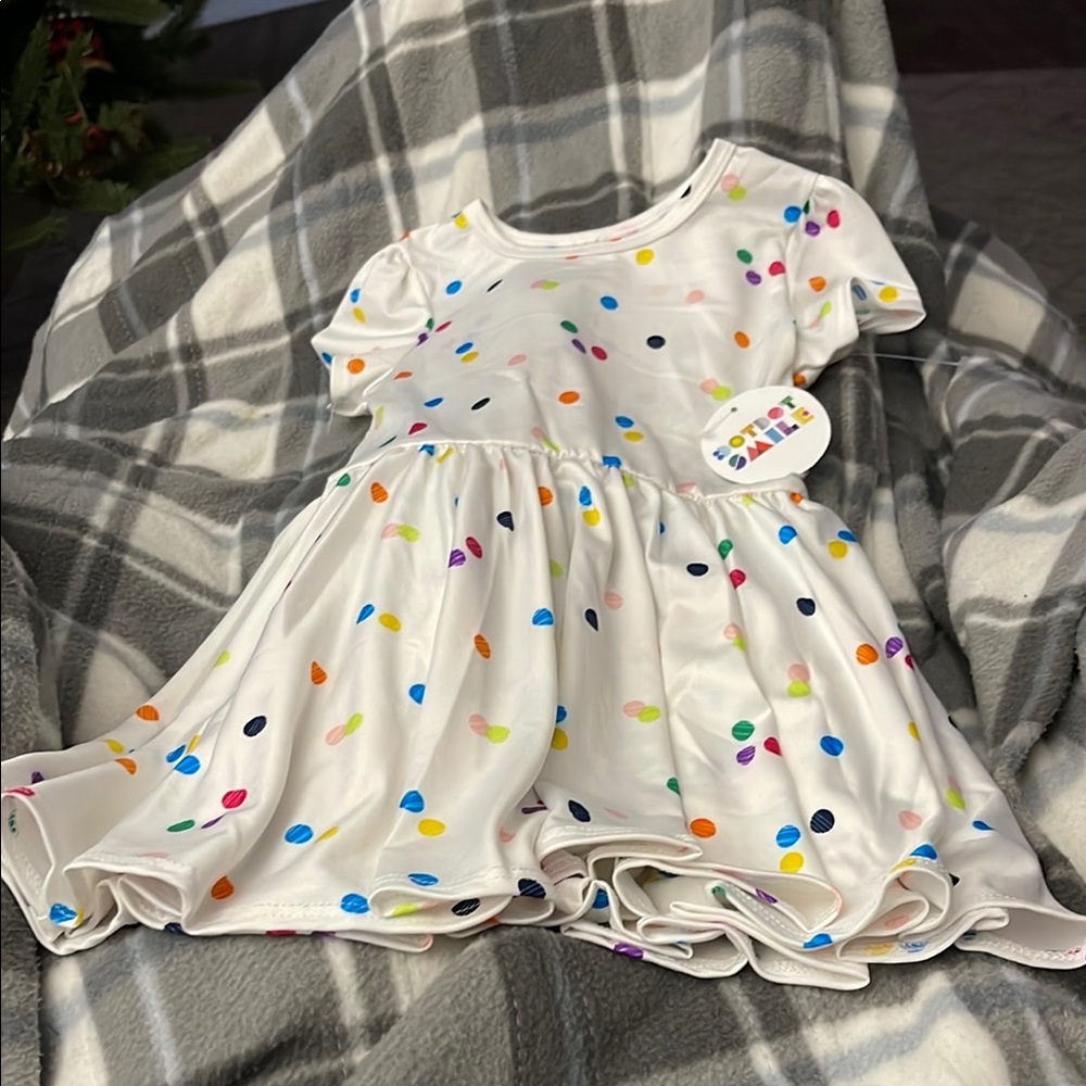 Colorful Polka Dot Dress